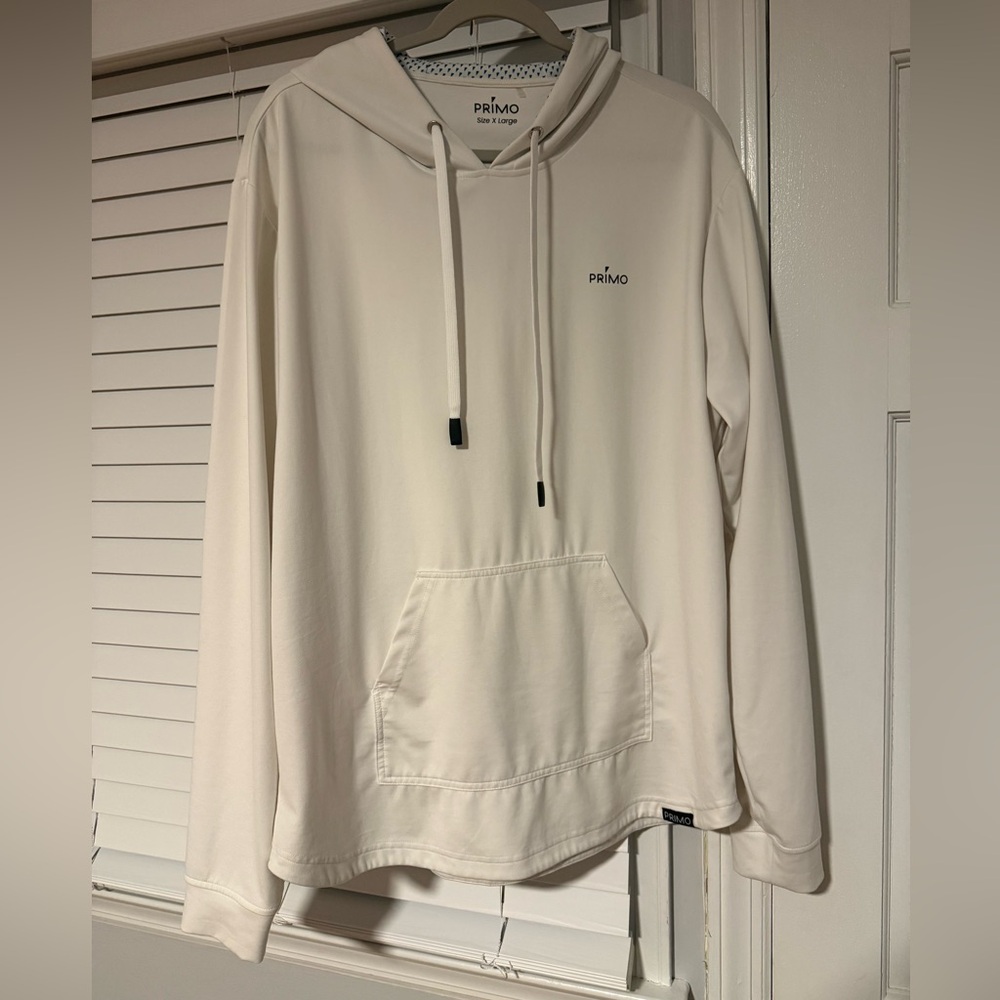 Primo White Golf Hoodie Lightweight